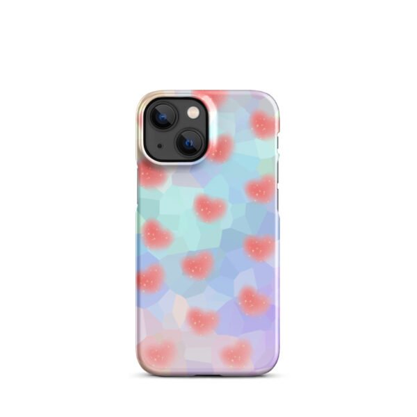 Shiny Heart Snap Case for iPhone®– Minimalist Cute Snap Cover