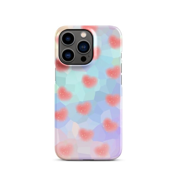 Shiny Heart Snap Case for iPhone®– Minimalist Cute Snap Cover