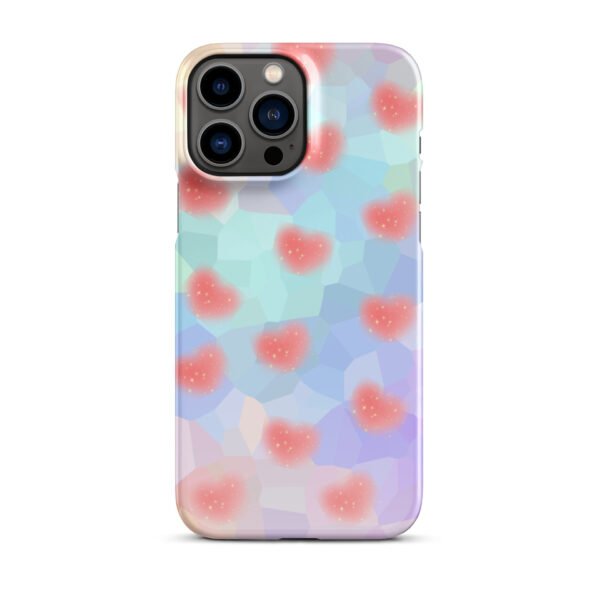 Shiny Heart Snap Case for iPhone®– Minimalist Cute Snap Cover