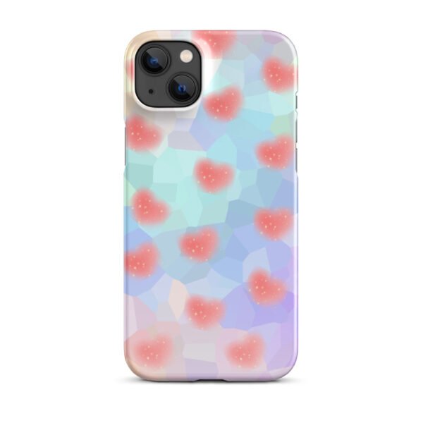 Shiny Heart Snap Case for iPhone®– Minimalist Cute Snap Cover