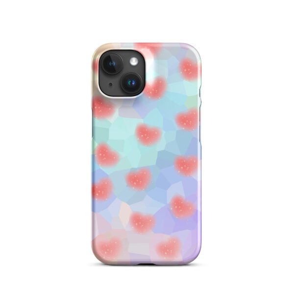 Shiny Heart Snap Case for iPhone®– Minimalist Cute Snap Cover