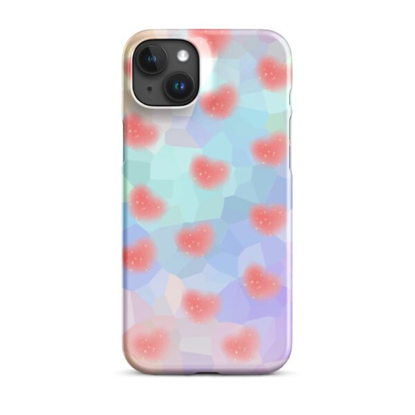 Shiny Heart Snap Case for iPhone®– Minimalist Cute Snap Cover