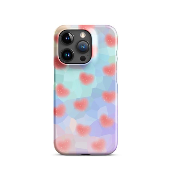 Shiny Heart Snap Case for iPhone®– Minimalist Cute Snap Cover