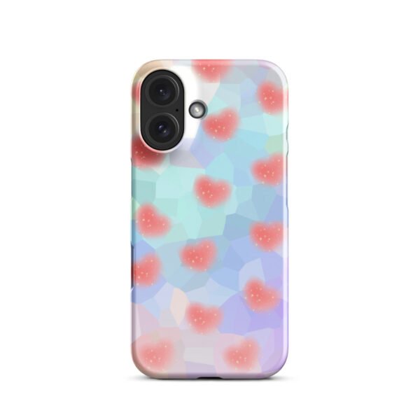 Shiny Heart Snap Case for iPhone®– Minimalist Cute Snap Cover