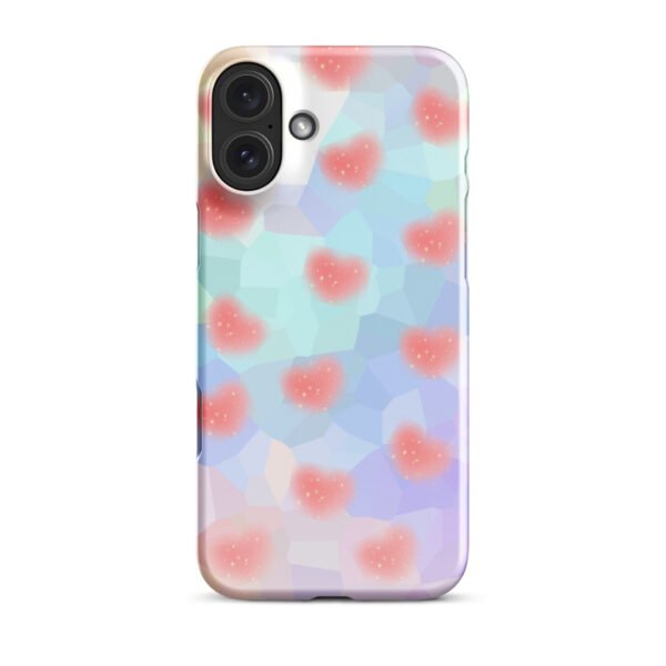 Shiny Heart Snap Case for iPhone®– Minimalist Cute Snap Cover