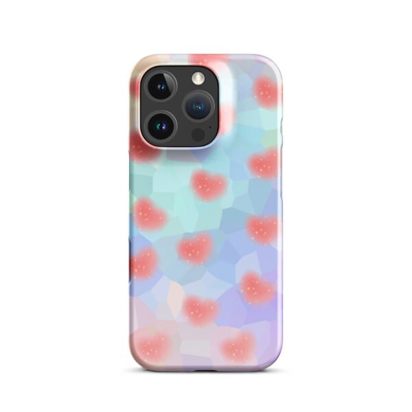 Shiny Heart Snap Case for iPhone®– Minimalist Cute Snap Cover