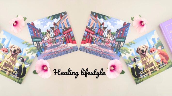 Healing Lifestyle coloring books – Color Me British & Britain Streets