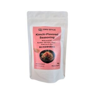 Kimchi-Flavored Seasoning 80g vegetarian spice mix in a standing pouch, made in the UK