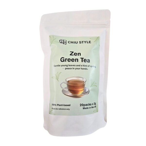 CHIU STYLE Zen Green Tea 40g – 20 Tea Bags premium packaging