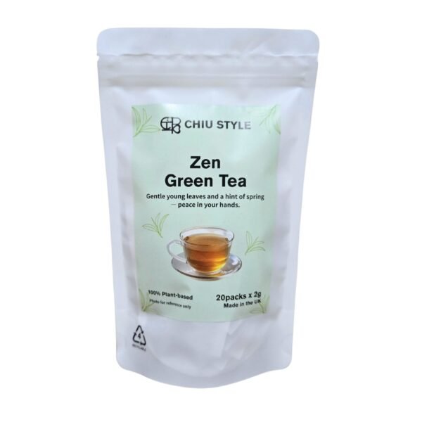 CHIU STYLE-Zen Green Tea CHIU STYLE Zen Green Tea 40g – 20 Tea Bags premium packaging