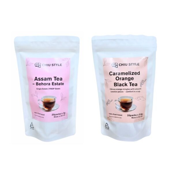 Assam Black Tea and Caramelized Orange Black Tea Set by CHIU STYLE