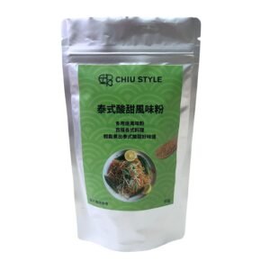 泰式酸甜調味粉立式包裝，純植物性萬用香料，80g 白底產品圖