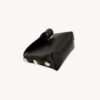 Side view of the Minimalist Vegan Leather Wallet in rich umber brown by CHIU STYLE