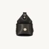 Open cover top-down view of the Minimalist Vegan Leather Wallet in rich umber brown by CHIU STYLE